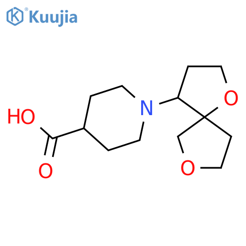 1-{1,7-dioxaspiro4.4nonan-4-yl}piperidine-4-carboxylic acid structure