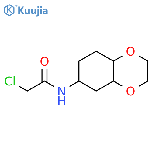 Acetamide, 2-chloro-N-(octahydro-1,4-benzodioxin-6-yl)- structure