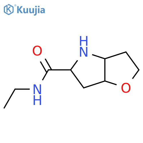 N-ethyl-hexahydro-2H-furo[3,2-b]pyrrole-5-carboxamide structure