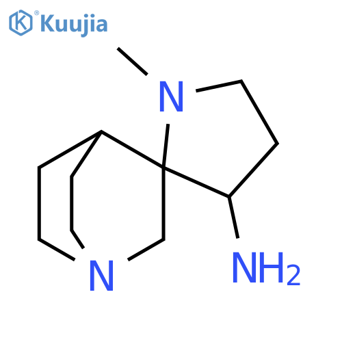 Spiro[1-azabicyclo[2.2.2]octane-3,2'-pyrrolidin]-3'-amine, 1'-methyl- structure