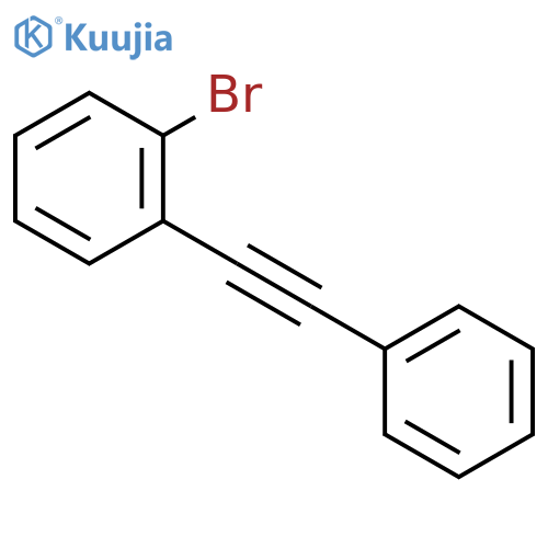 Benzene,1-bromo-2-(2-phenylethynyl)- structure