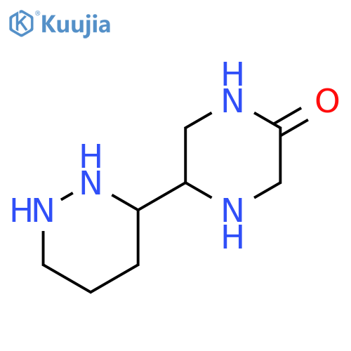 2-Piperazinone, 5-(hexahydro-3-pyridazinyl)- structure