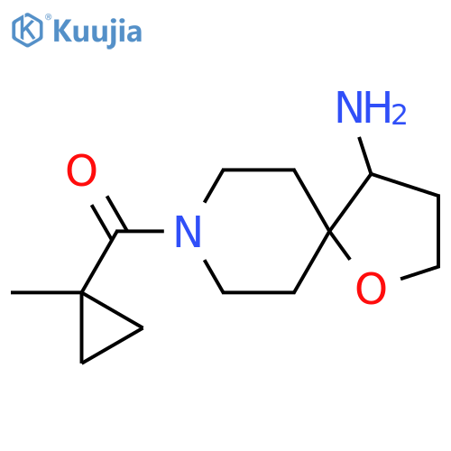 8-(1-methylcyclopropanecarbonyl)-1-oxa-8-azaspiro4.5decan-4-amine structure
