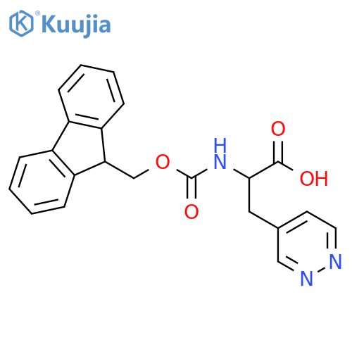 4-Pyridazinepropanoic acid, α-[[(9H-fluoren-9-ylmethoxy)carbonyl]amino]- structure