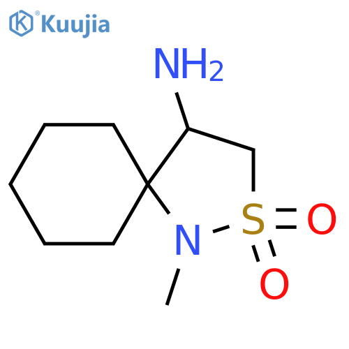 4-amino-1-methyl-2lambda6-thia-1-azaspiro4.5decane-2,2-dione structure