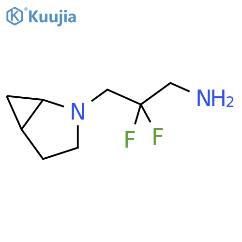 3-{2-Azabicyclo[3.1.0]hexan-2-yl}-2,2-difluoropropan-1-amine structure