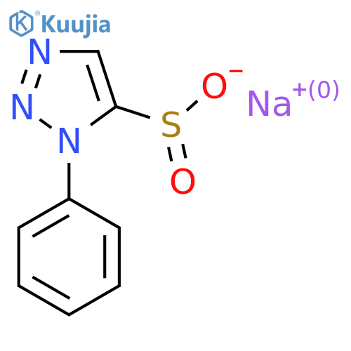 sodium 1-phenyl-1H-1,2,3-triazole-5-sulfinate structure
