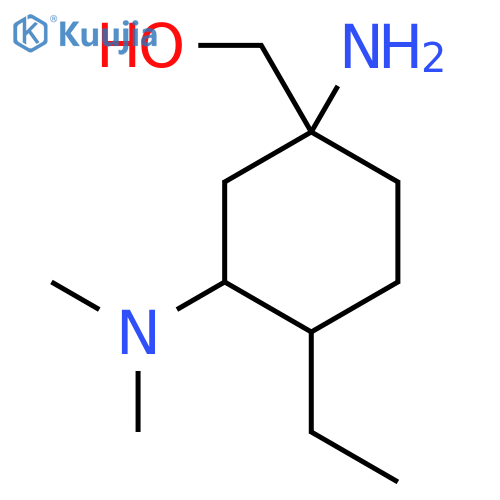 [1-Amino-3-(dimethylamino)-4-ethylcyclohexyl]methanol structure