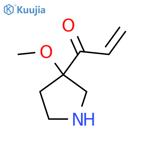 1-(3-Methoxypyrrolidin-3-yl)prop-2-en-1-one structure