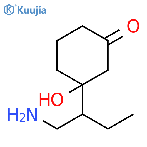 Cyclohexanone, 3-[1-(aminomethyl)propyl]-3-hydroxy- structure