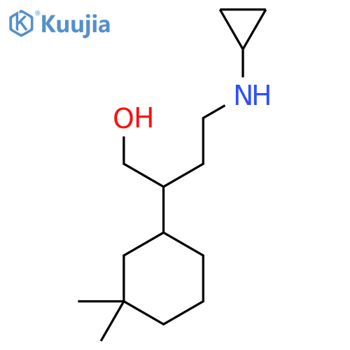 4-(Cyclopropylamino)-2-(3,3-dimethylcyclohexyl)butan-1-ol structure
