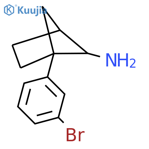 1-(3-Bromophenyl)bicyclo[2.1.1]hexan-5-amine structure
