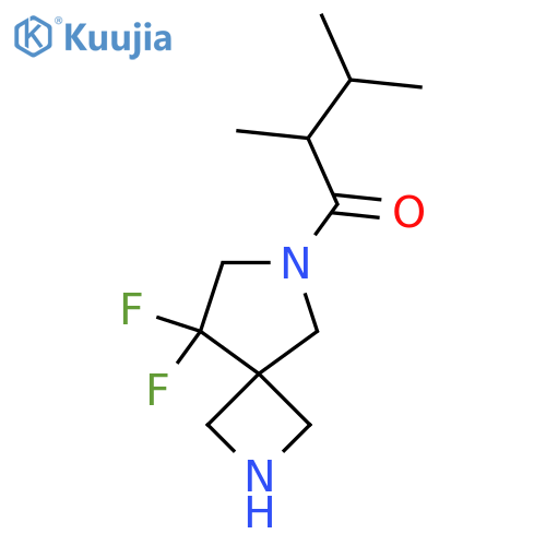 1-{8,8-Difluoro-2,6-diazaspiro[3.4]octan-6-yl}-2,3-dimethylbutan-1-one structure