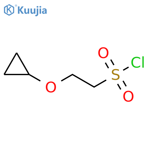Ethanesulfonyl chloride, 2-(cyclopropyloxy)- structure