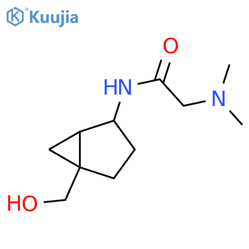 Acetamide, 2-(dimethylamino)-N-[5-(hydroxymethyl)bicyclo[3.1.0]hex-2-yl]- structure