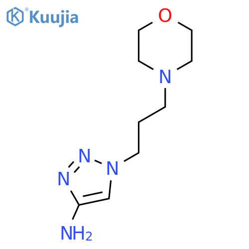 1-3-(morpholin-4-yl)propyl-1H-1,2,3-triazol-4-amine structure