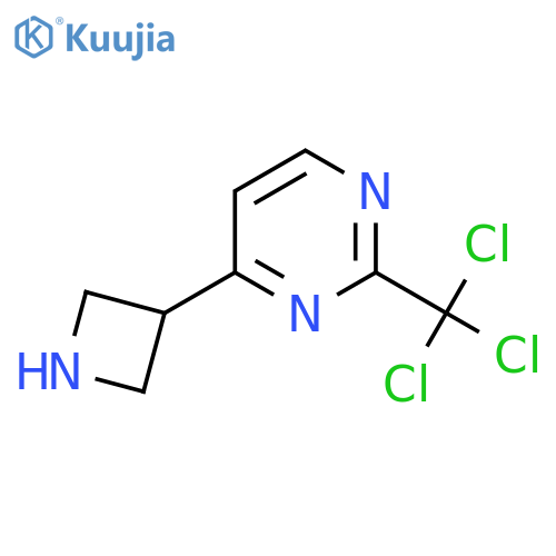 4-(Azetidin-3-yl)-2-(trichloromethyl)pyrimidine structure
