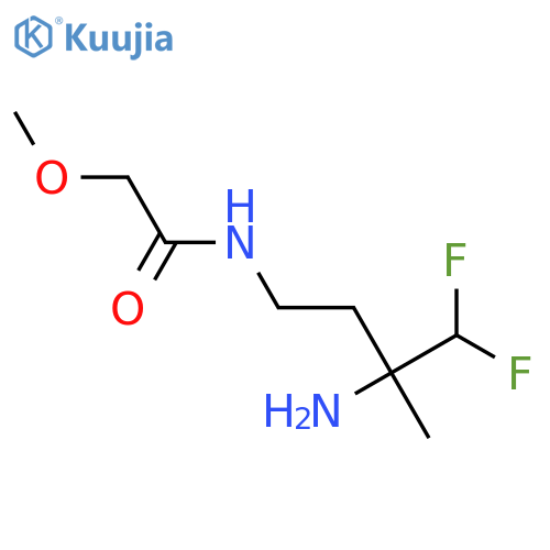 Acetamide, N-(3-amino-4,4-difluoro-3-methylbutyl)-2-methoxy- structure