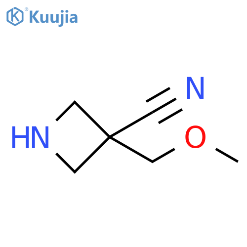 3-Azetidinecarbonitrile, 3-(methoxymethyl)- structure
