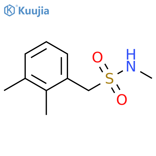 Benzenemethanesulfonamide, N,2,3-trimethyl- structure