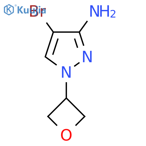 4-bromo-1-(oxetan-3-yl)-1H-pyrazol-3-amine structure