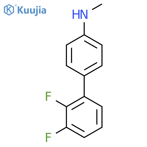 4-(2,3-difluorophenyl)-N-methylaniline structure