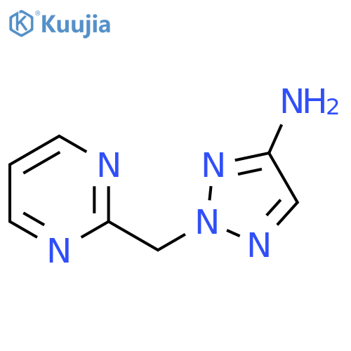 2-(pyrimidin-2-yl)methyl-2H-1,2,3-triazol-4-amine structure