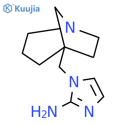 1-({1-azabicyclo3.2.1octan-5-yl}methyl)-1H-imidazol-2-amine structure