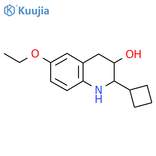 2-Cyclobutyl-6-ethoxy-1,2,3,4-tetrahydroquinolin-3-ol structure