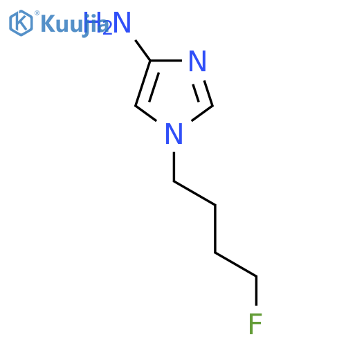 1-(4-fluorobutyl)-1H-imidazol-4-amine structure