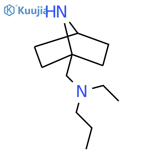 ({7-Azabicyclo[2.2.1]heptan-1-yl}methyl)(ethyl)propylamine structure