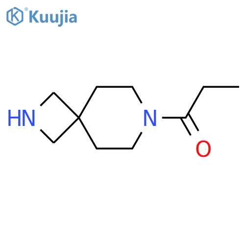 1-Propanone, 1-(2,7-diazaspiro[3.5]non-7-yl)- structure