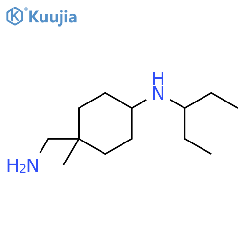 Cyclohexanemethanamine, 4-[(1-ethylpropyl)amino]-1-methyl- structure