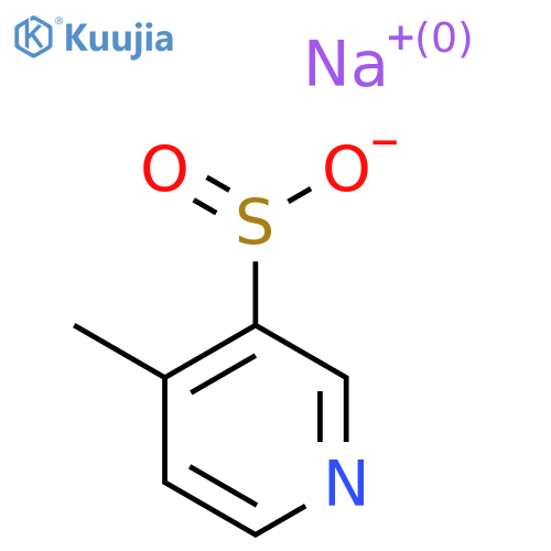 Sodium 4-methylpyridine-3-sulfinate structure