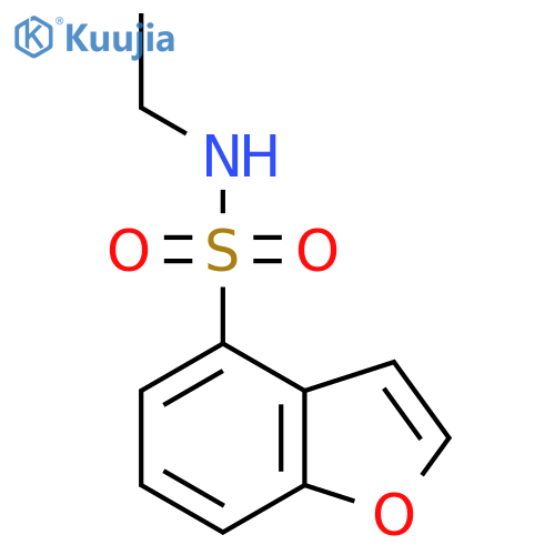 N-ethyl-1-benzofuran-4-sulfonamide structure