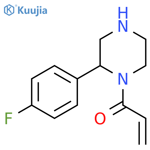 2-Propen-1-one, 1-[2-(4-fluorophenyl)-1-piperazinyl]- structure