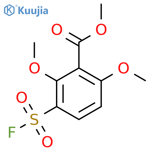 Methyl 3-(fluorosulfonyl)-2,6-dimethoxybenzoate structure