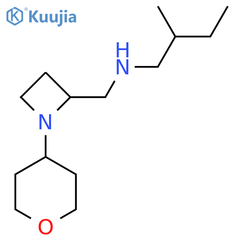 (2-Methylbutyl)({[1-(oxan-4-yl)azetidin-2-yl]methyl})amine structure