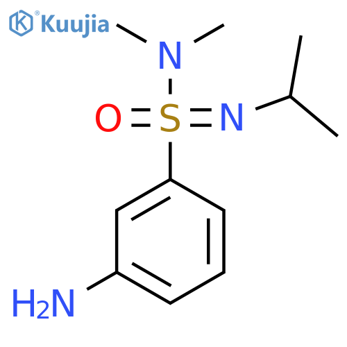 3-[S-(dimethylamino)-N-propan-2-ylsulfonimidoyl]aniline structure