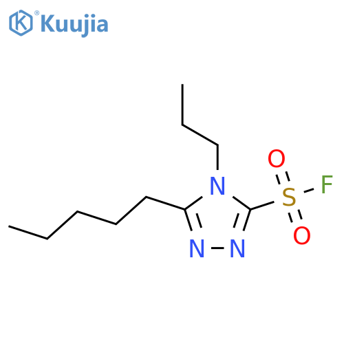 5-pentyl-4-propyl-4H-1,2,4-triazole-3-sulfonyl fluoride structure