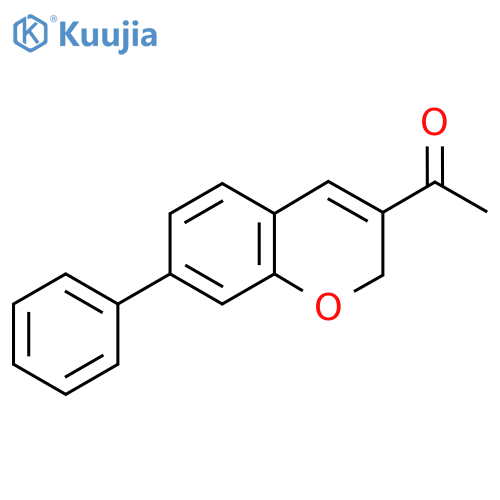 1-(7-phenyl-2H-chromen-3-yl)ethan-1-one structure