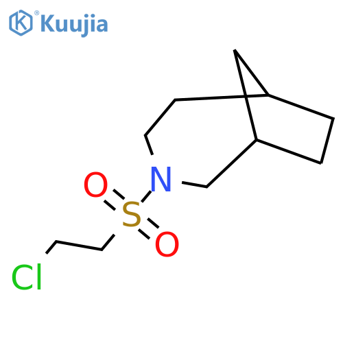 3-(2-Chloroethanesulfonyl)-3-azabicyclo[4.2.1]nonane structure