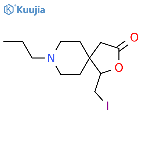 1-(iodomethyl)-8-propyl-2-oxa-8-azaspiro4.5decan-3-one structure