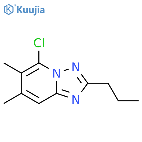 5-chloro-6,7-dimethyl-2-propyl-1,2,4triazolo1,5-apyridine structure