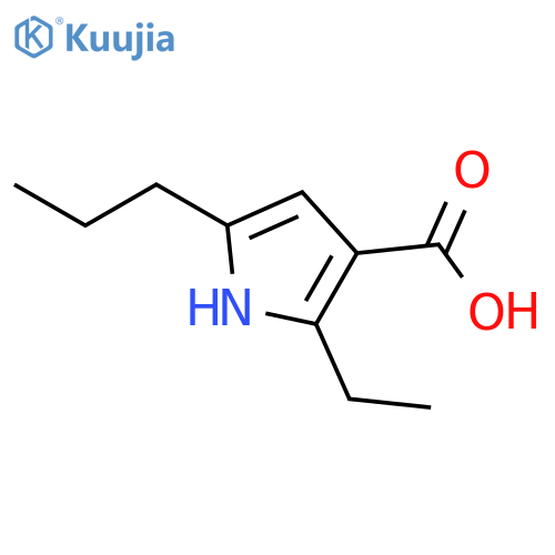 1H-Pyrrole-3-carboxylic acid, 2-ethyl-5-propyl- structure
