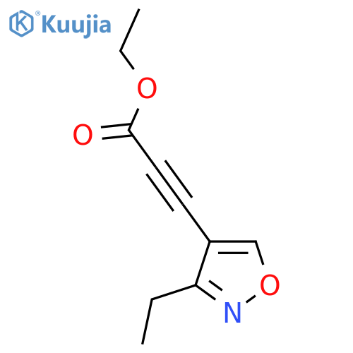 Ethyl 3-(3-ethyl-1,2-oxazol-4-yl)prop-2-ynoate structure