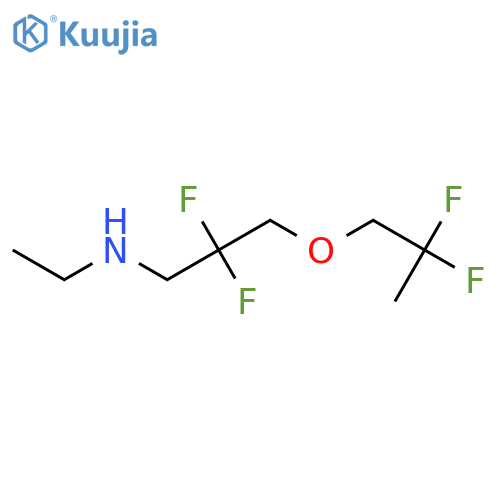 1-Propanamine, 3-(2,2-difluoropropoxy)-N-ethyl-2,2-difluoro- structure