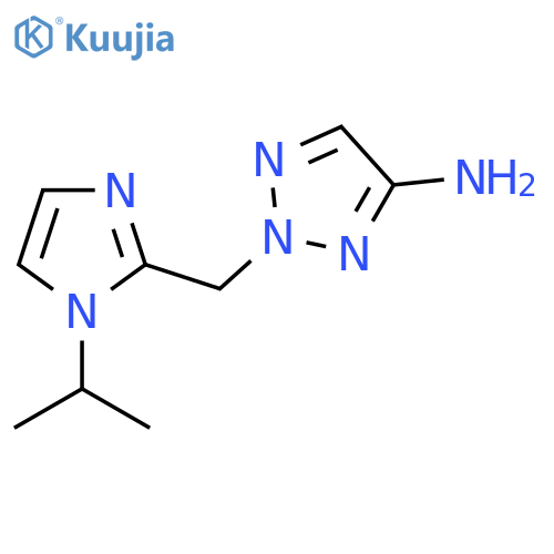 2-{1-(propan-2-yl)-1H-imidazol-2-ylmethyl}-2H-1,2,3-triazol-4-amine structure