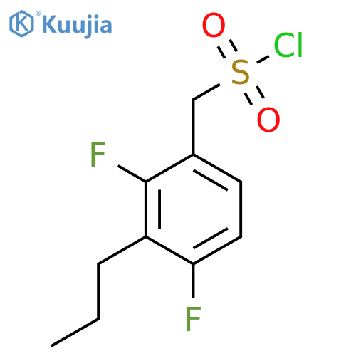 (2,4-difluoro-3-propylphenyl)methanesulfonyl chloride structure