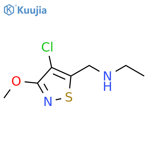 5-Isothiazolemethanamine, 4-chloro-N-ethyl-3-methoxy- structure